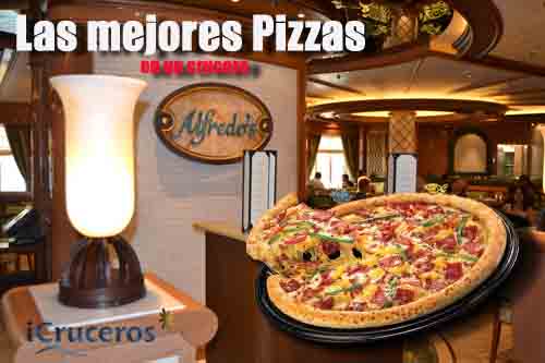 Las mejores pizzas de cruceros.