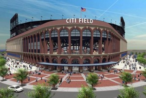 This is a computer generated artist rendering of the New York Mets proposed stadium released on Monday, Nov. 13, 2006 by the New York Mets. (AP Photo/New York Mets)