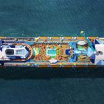 Aerial View of Odyssey of the Seas Full Ship