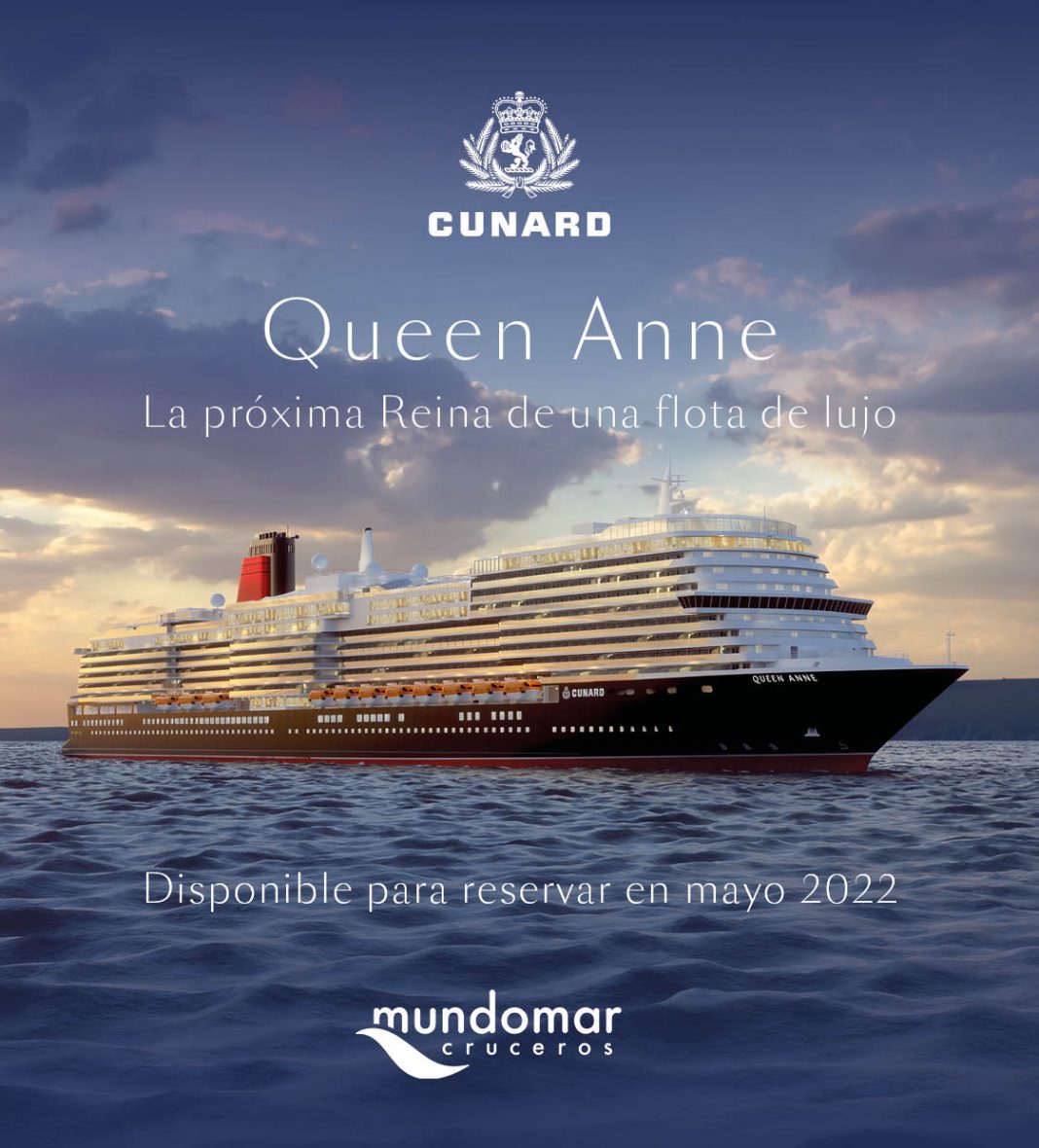 Descubrimos los nuevos detalles del Queen Anne de Cunard