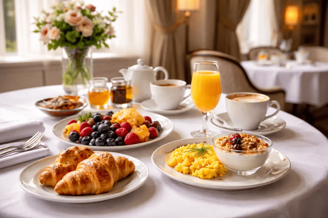 Desayuno de lujo en hotel de cinco estrellas en España en 2026